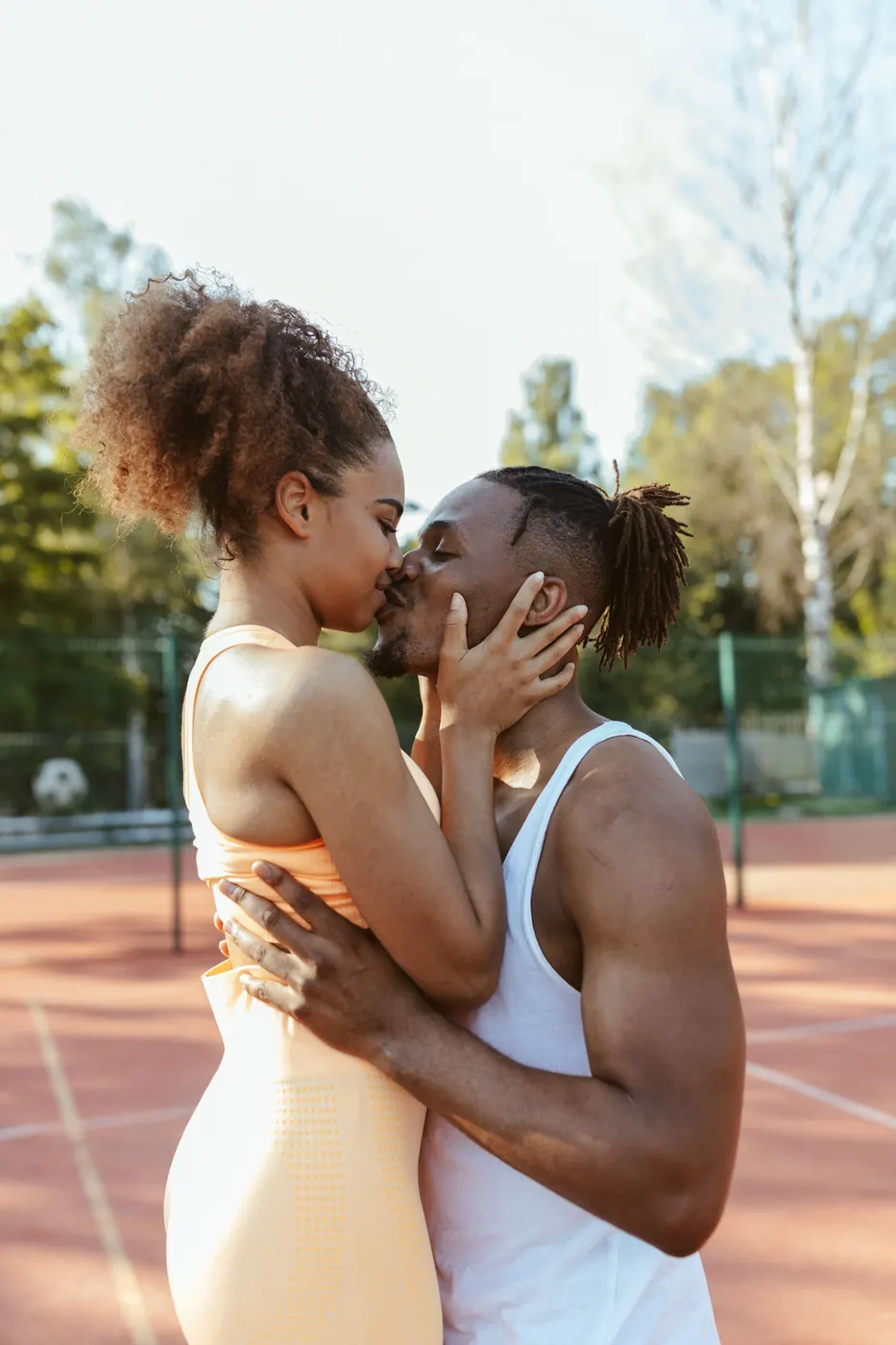 Illustrative Black couple representing dating boundaries